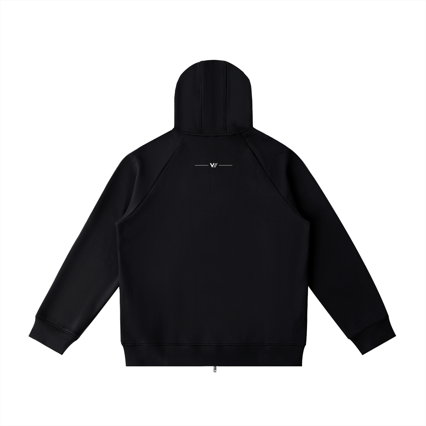 V// HEAVY Thick Raglan Sleeve Zip Hoodie - Unisex