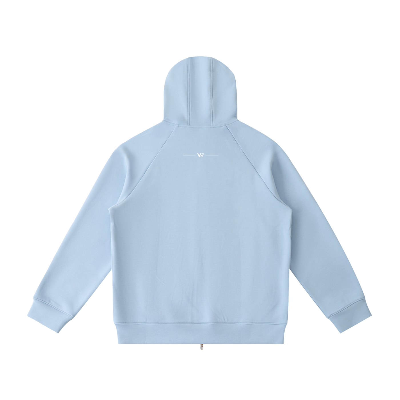 V// HEAVY Thick Raglan Sleeve Zip Hoodie - Unisex