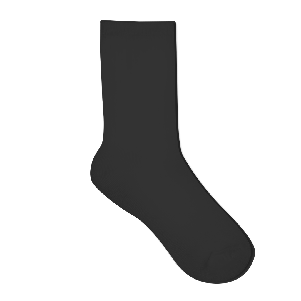 V// SOCKS Crew Socken BASIC schwarz