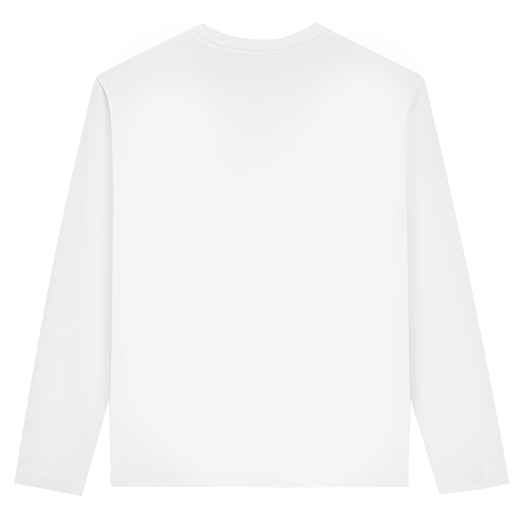 V// ONE OF ONE Longsleeve 100% Biobaumwolle WHITE EDITION