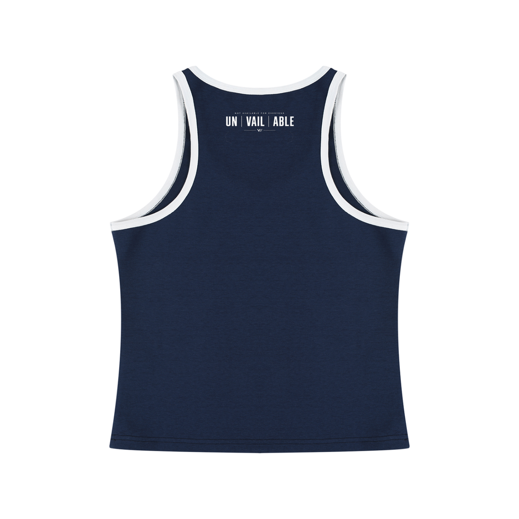 V// BLOCK Cropped Tank Top - Women