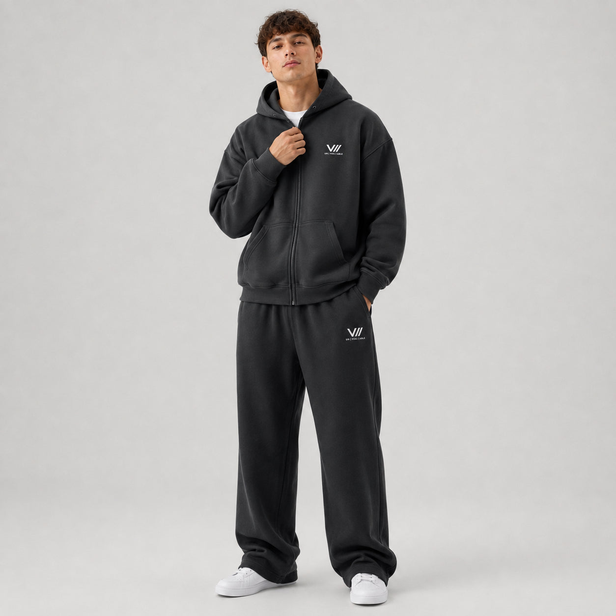 V// GETOUTHERE Heavyweight Zip-up  - Unisex