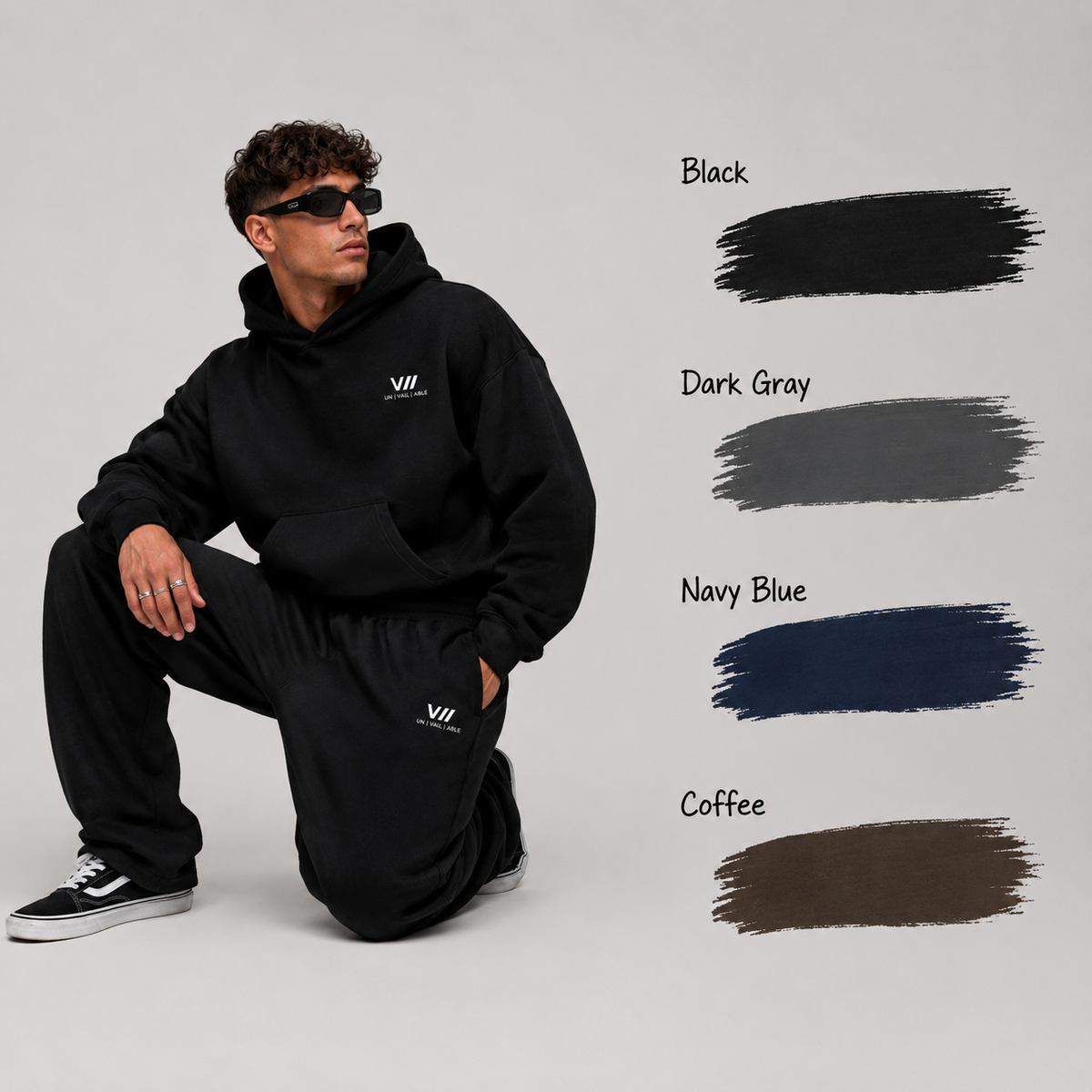 V// GETOUTHERE Oversized ultra Heavyweight Hoodie - Unisex