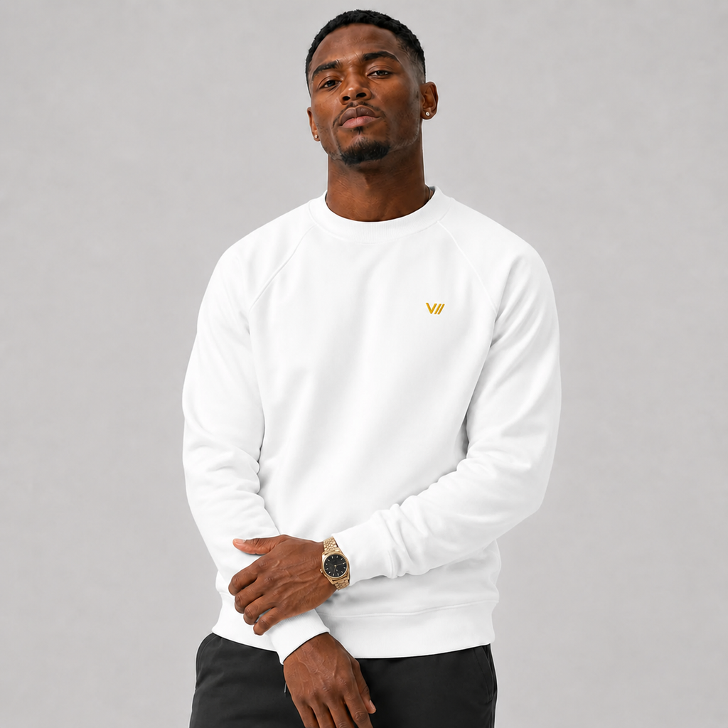 V// GOLD Bio-Organic-Raglan-Pullover - Unisex RARE BY NATURE