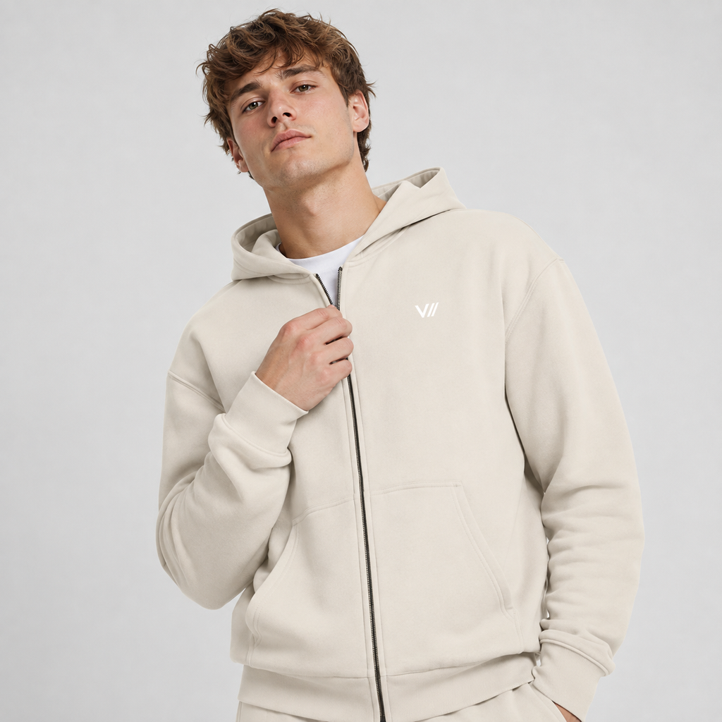 V// GETOUTHERE Oversize Zipper Hoodie
