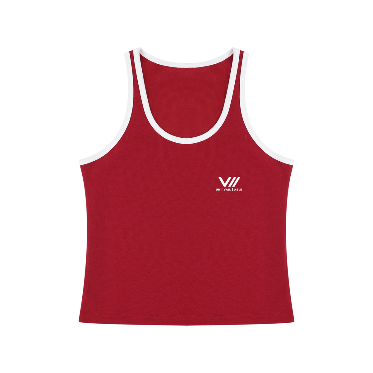 V// BLOCK Cropped Tank Top - Women