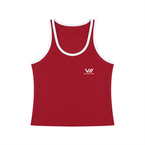 V// BLOCK Cropped Tank Top - Women