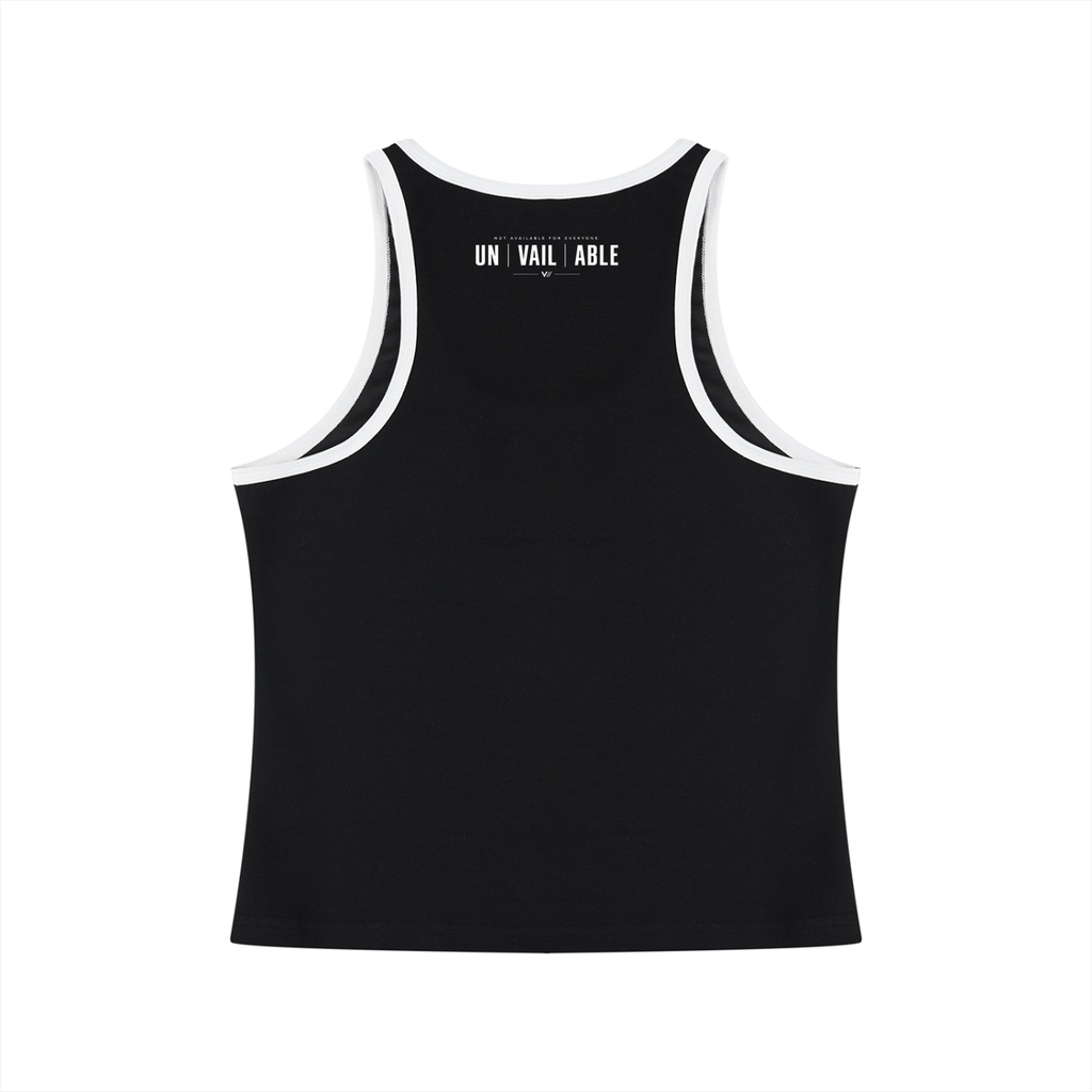 V// BLOCK Cropped Tank Top - Women