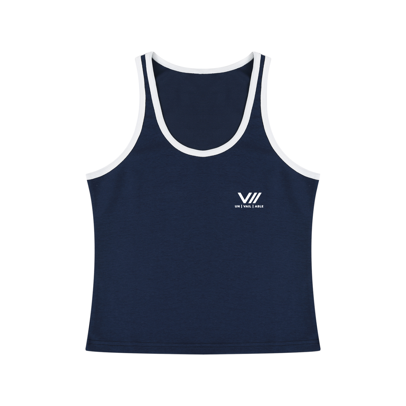 V// BLOCK Cropped Tank Top - Women