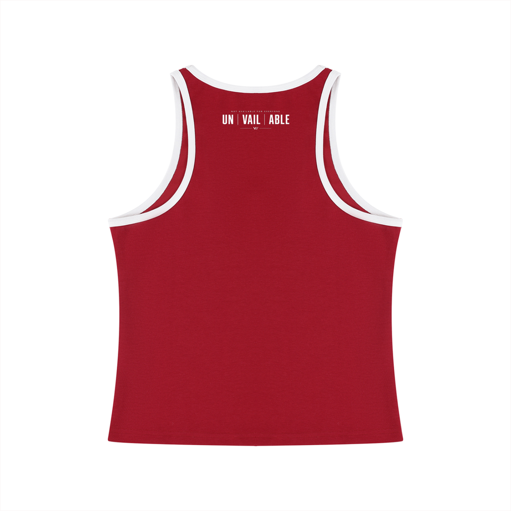 V// BLOCK Cropped Tank Top - Women