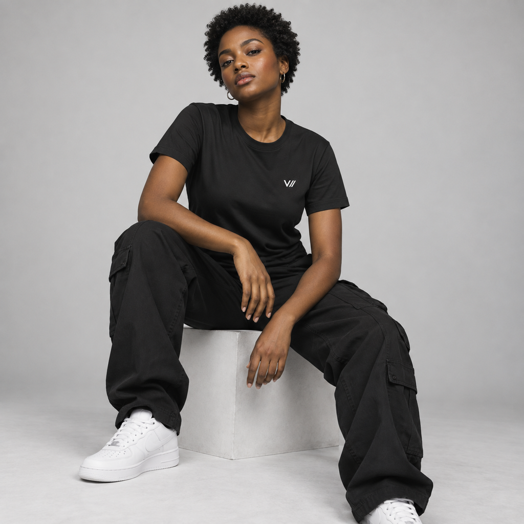V// CHILL Damen Premium Bio T-Shirt