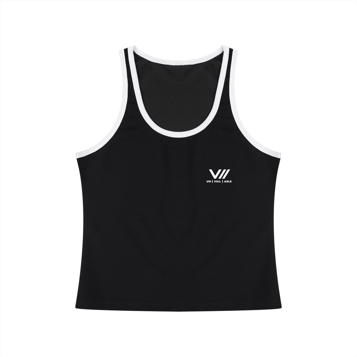 V// BLOCK Cropped Tank Top - Women