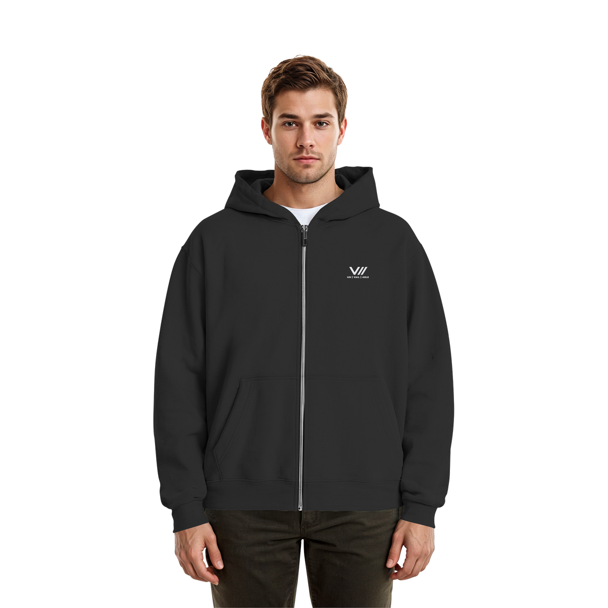 V// GETOUTHERE - Fluffy Boxcut Zipper