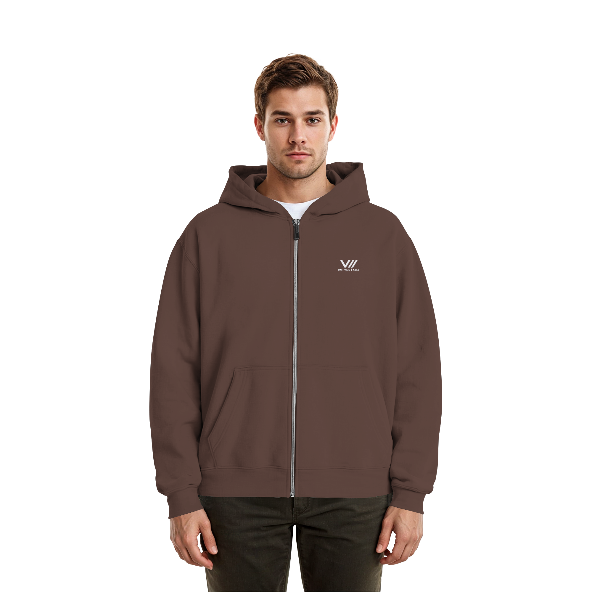 V// GETOUTHERE - Fluffy Boxcut Zipper