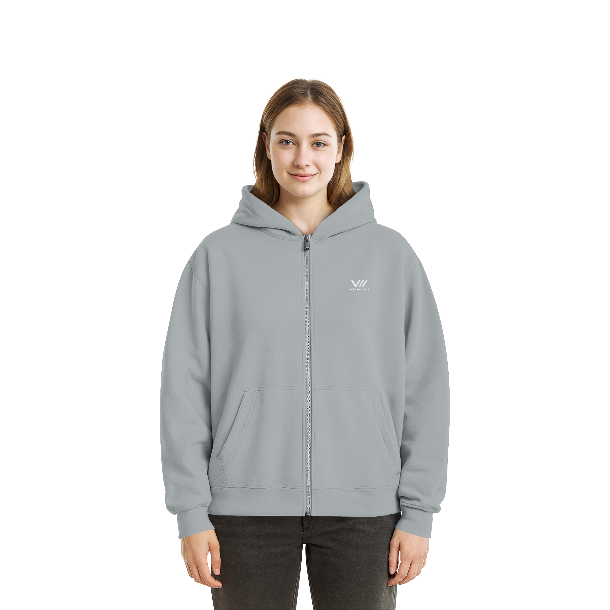 V// GETOUTHERE - Fluffy Boxcut Zipper