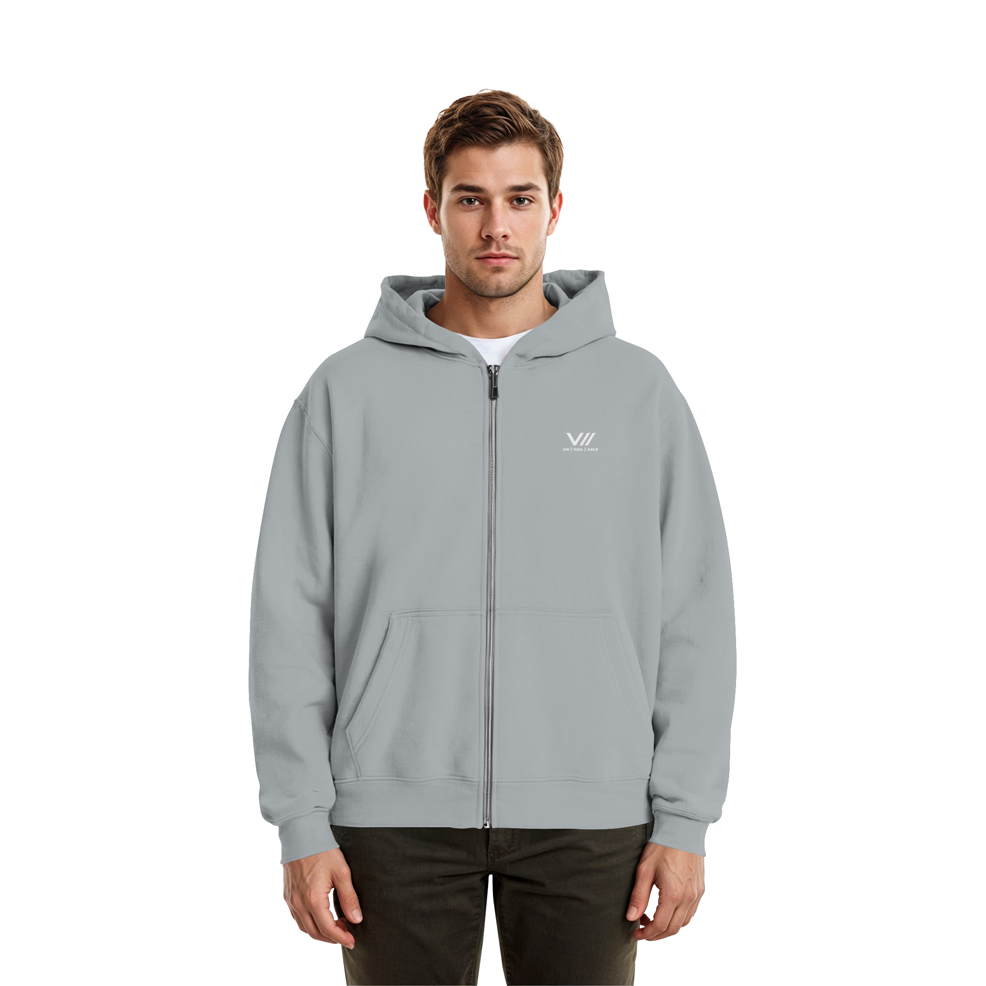 V// GETOUTHERE - Fluffy Boxcut Zipper