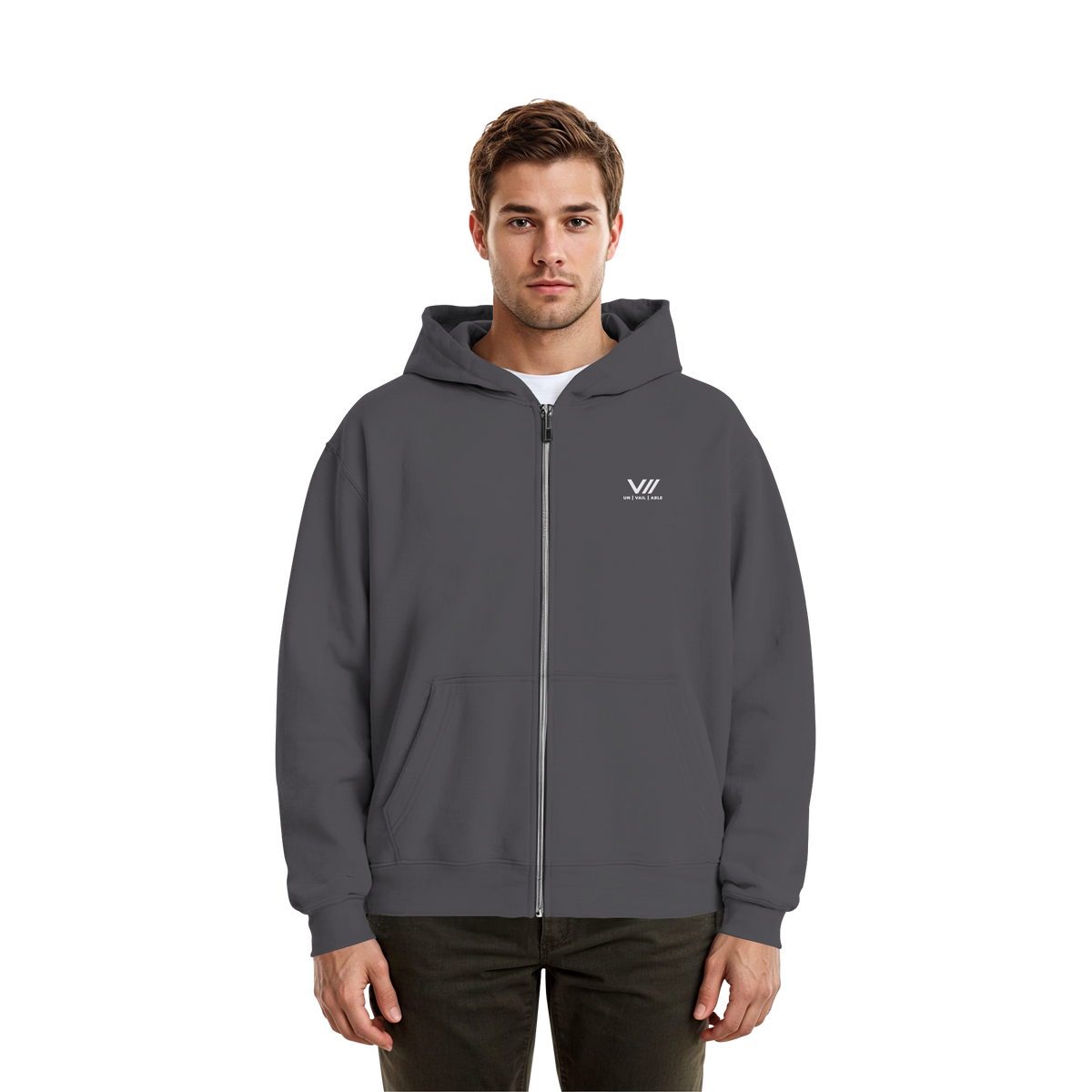 V// GETOUTHERE - Fluffy Boxcut Zipper