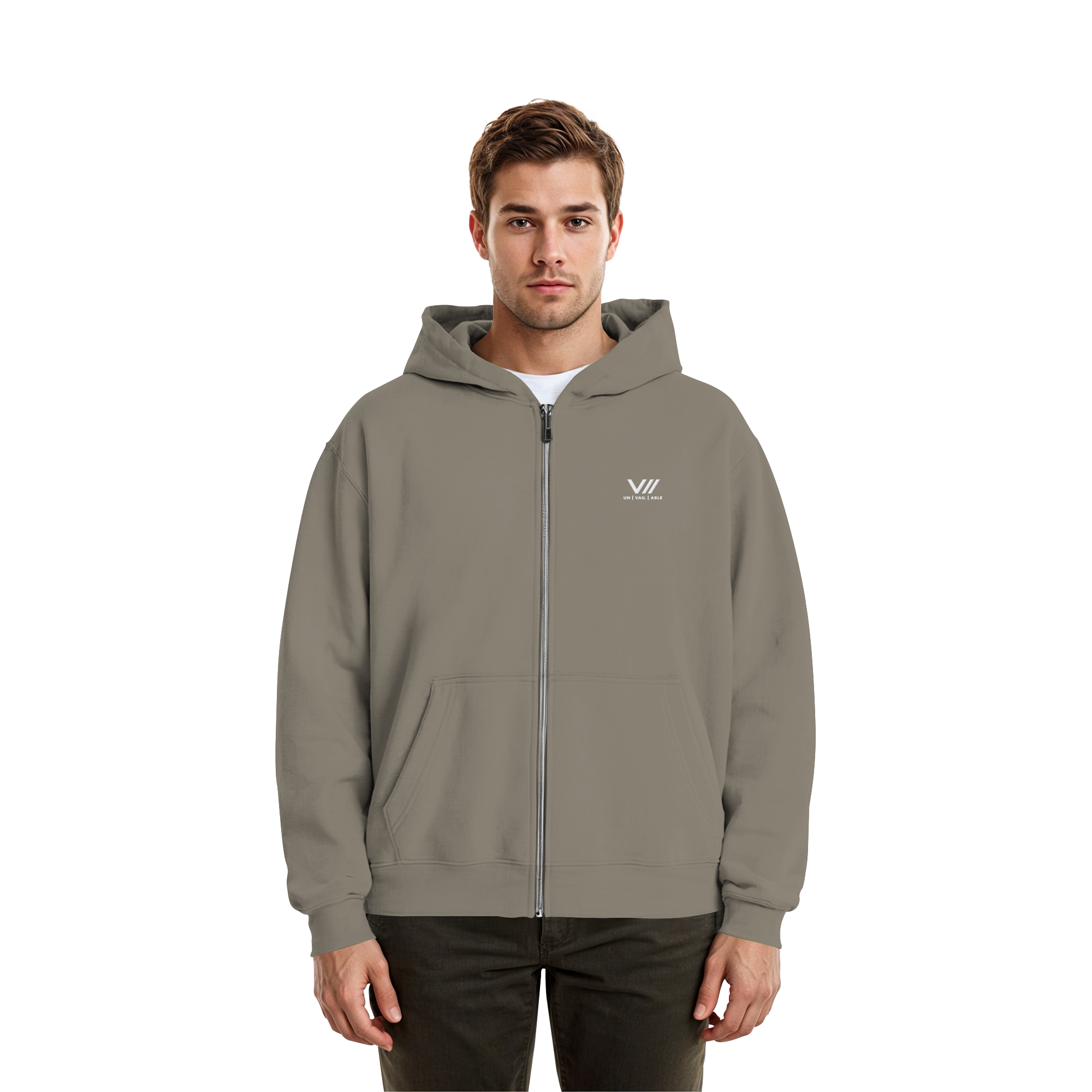 V// GETOUTHERE - Fluffy Boxcut Zipper