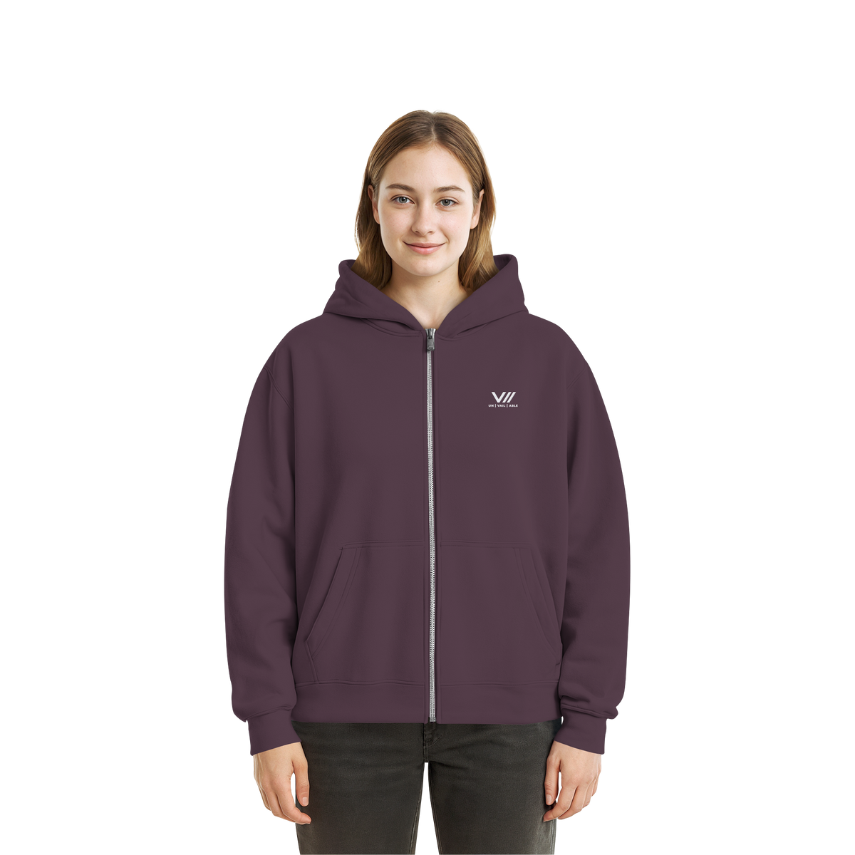 V// GETOUTHERE - Fluffy Boxcut Zipper