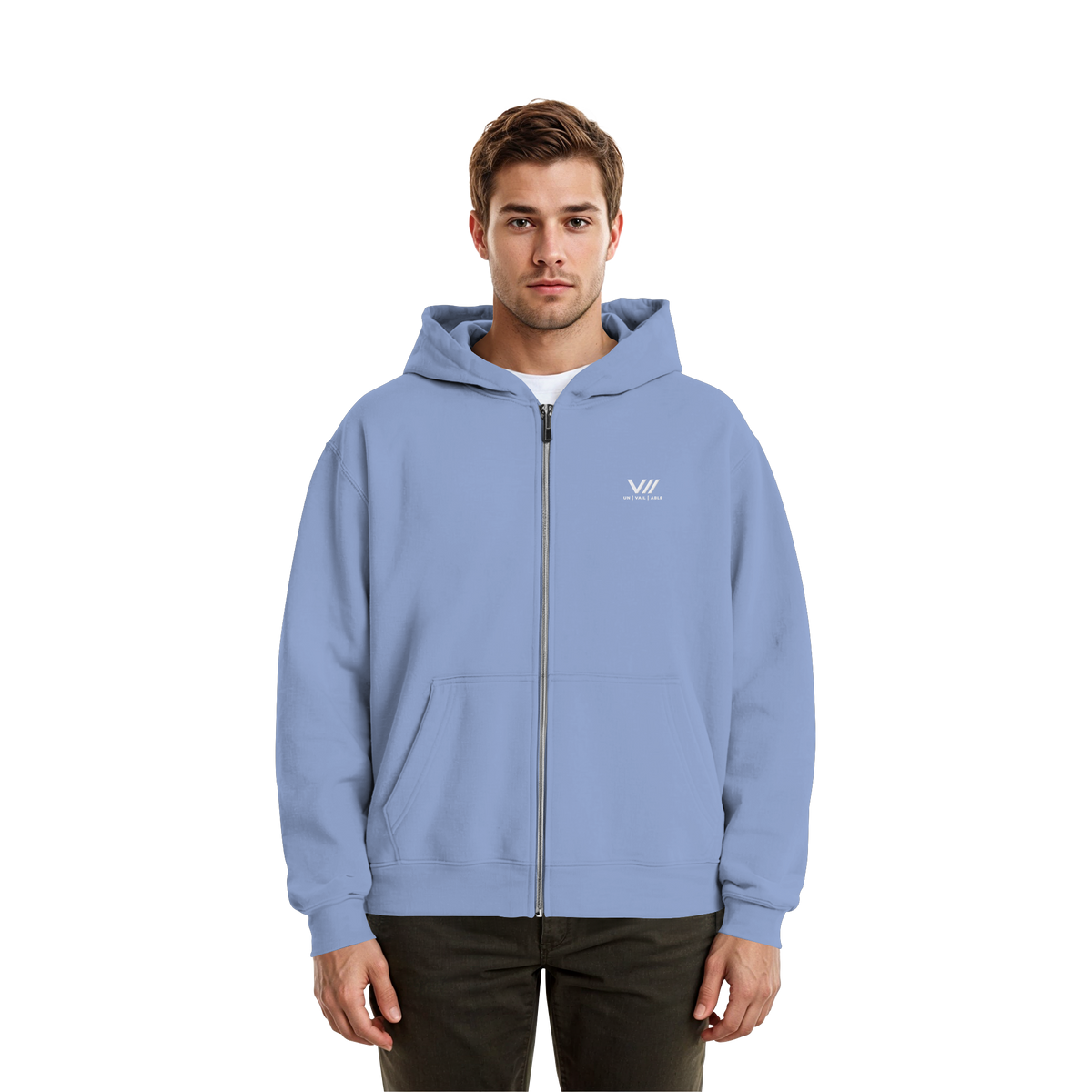 V// GETOUTHERE - Fluffy Boxcut Zipper
