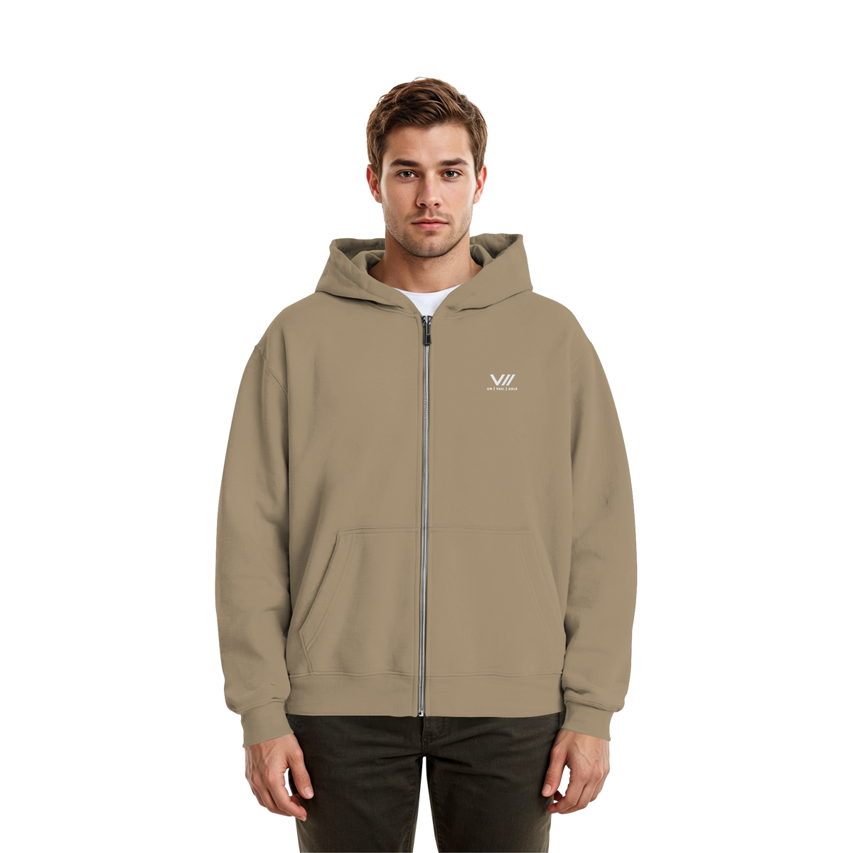 V// GETOUTHERE - Fluffy Boxcut Zipper