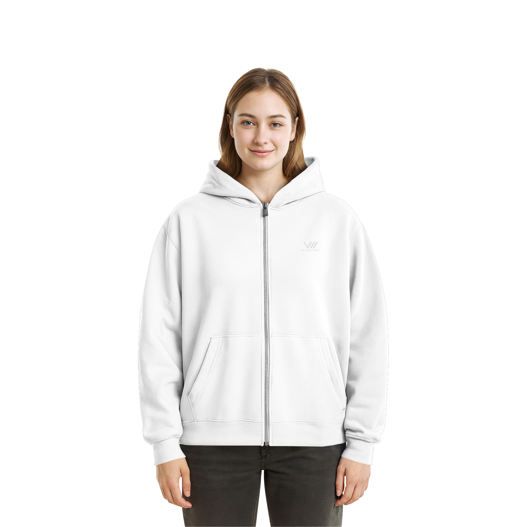 V// GETOUTHERE - Fluffy Boxcut Zipper