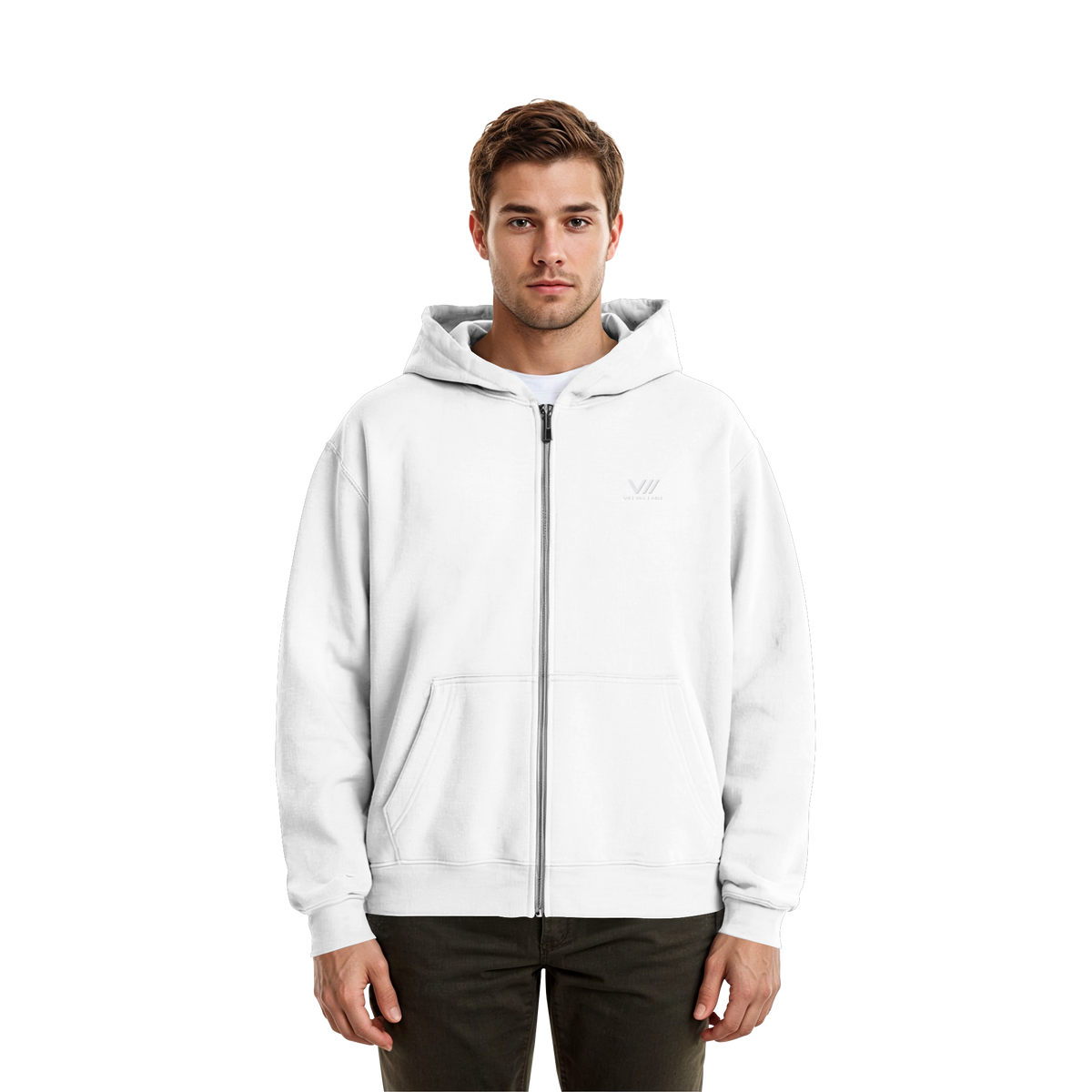 V// GETOUTHERE - Fluffy Boxcut Zipper