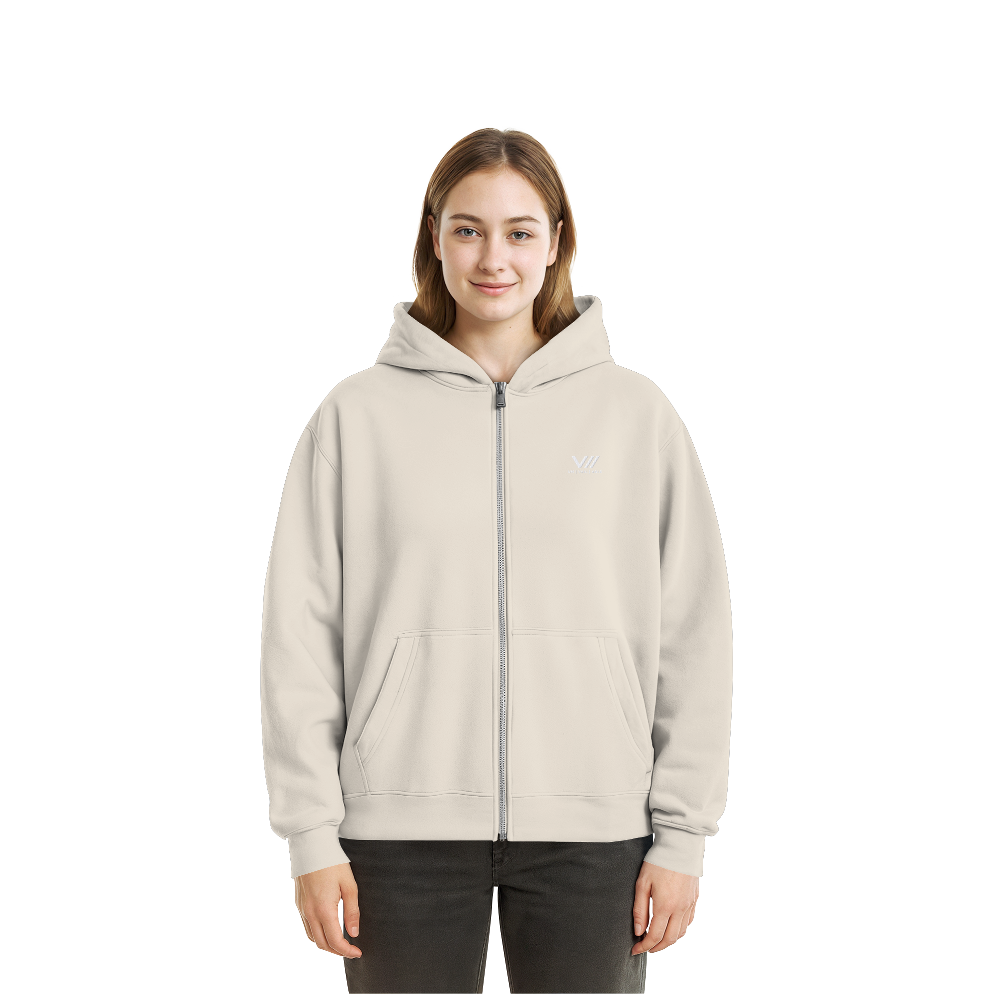 V// GETOUTHERE - Fluffy Boxcut Zipper