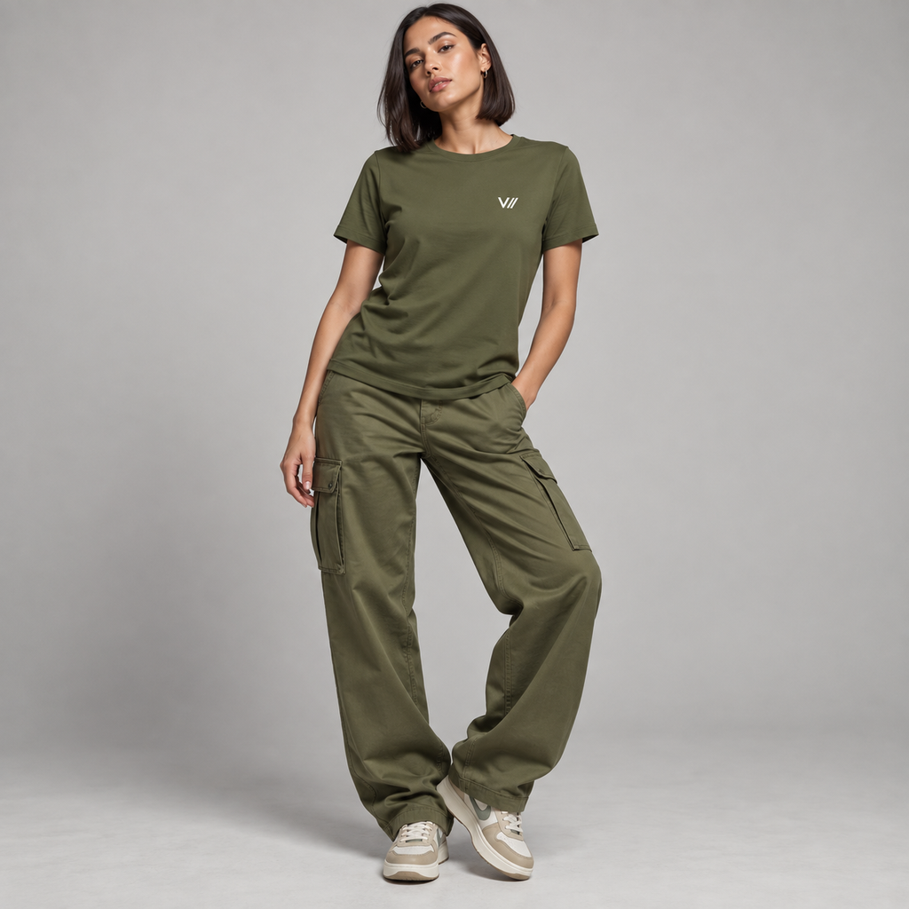 V// CHILL Damen Premium Bio T-Shirt