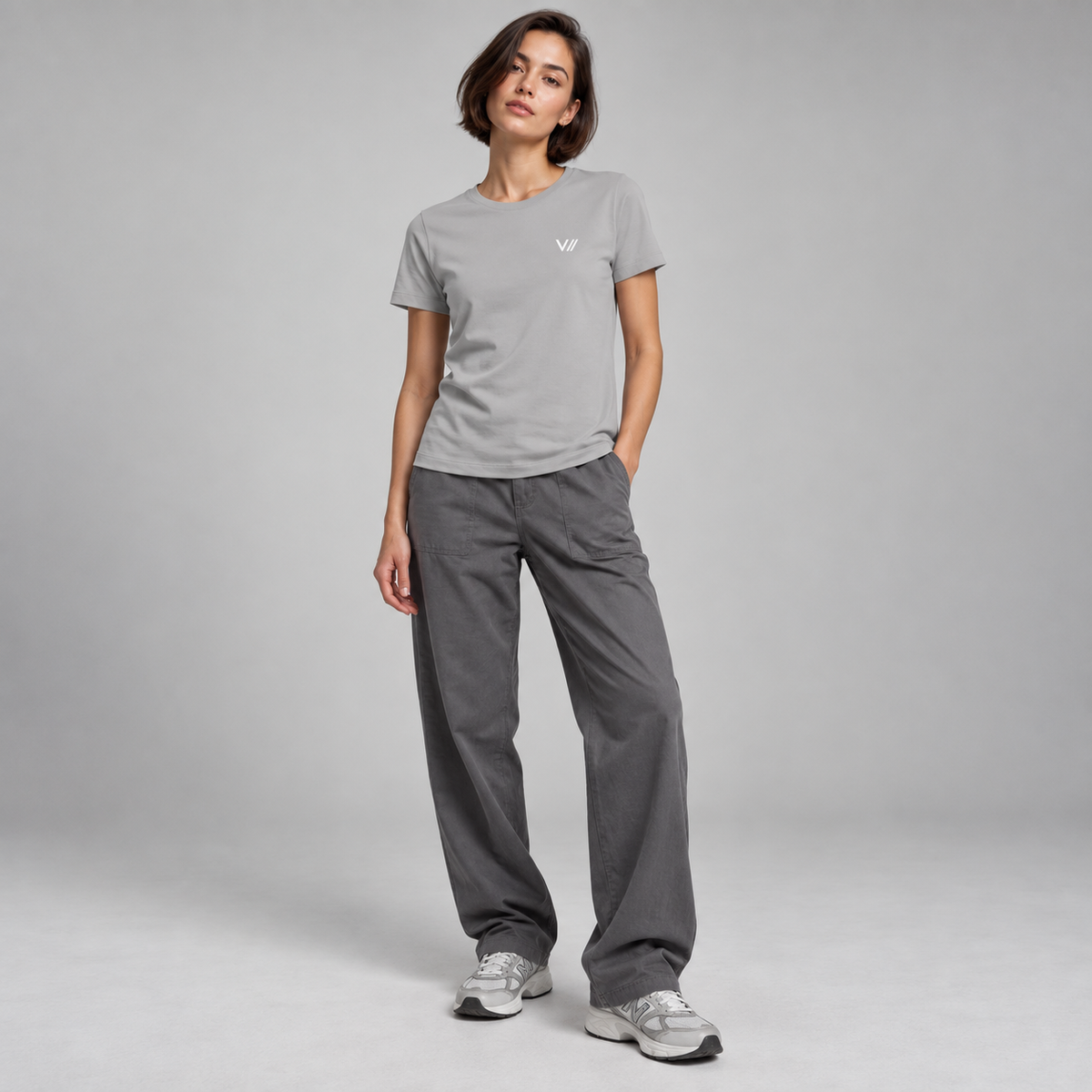 V// CHILL Damen Premium Bio T-Shirt