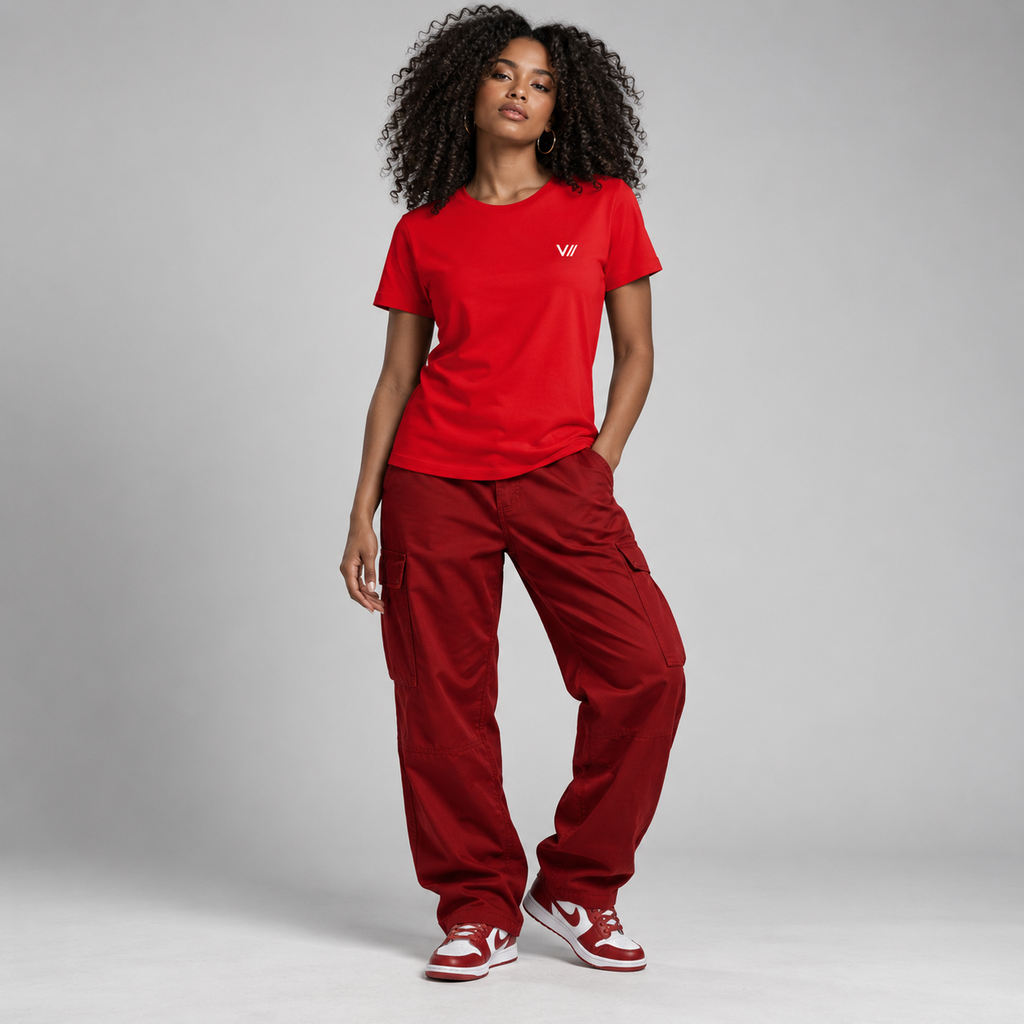 V// CHILL Damen Premium Bio T-Shirt