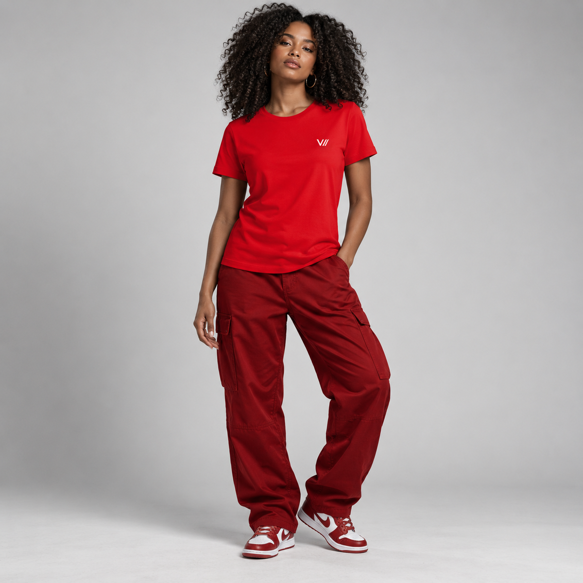 V// CHILL Damen Premium Bio T-Shirt