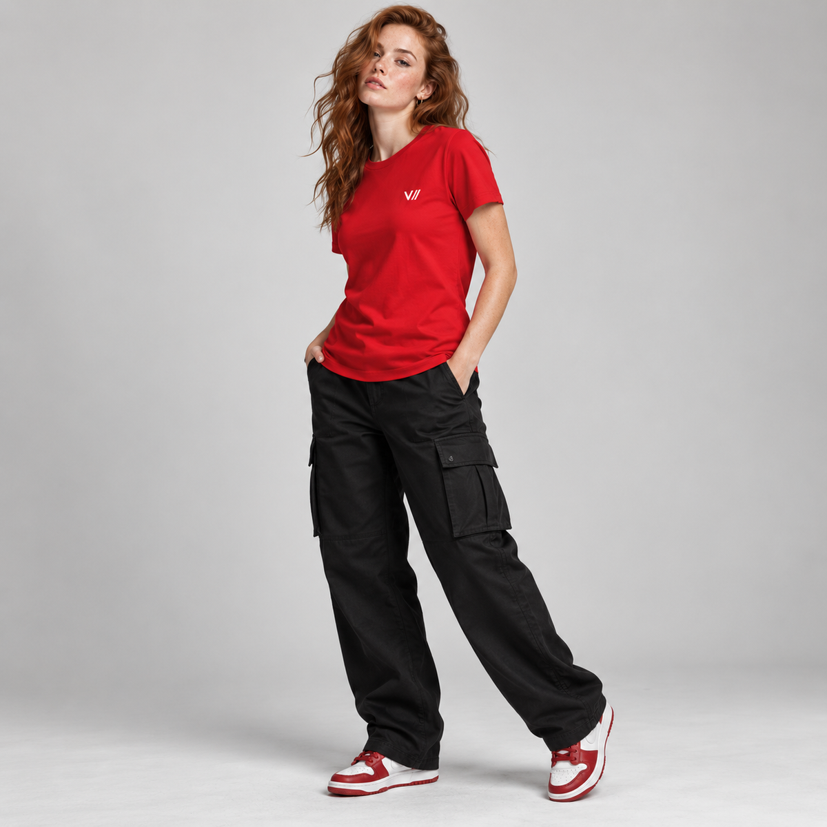 V// CHILL Damen Premium Bio T-Shirt